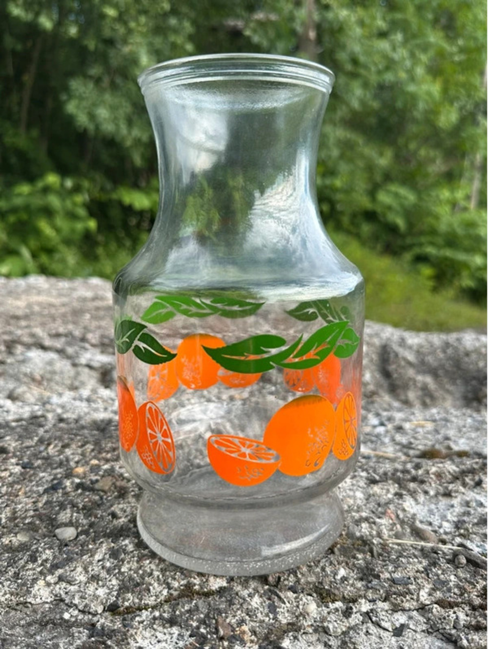 Vintage Anchor Hocking Orange Juice Carafe